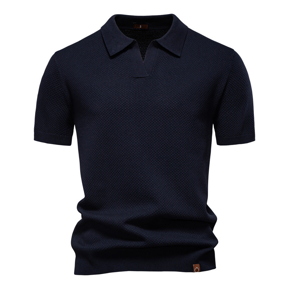 Koen | Gestructureerd poloshirt