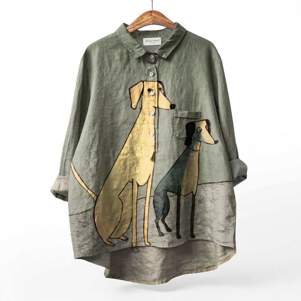 Veerle | Comfortabele, tijdloze linnen blouse